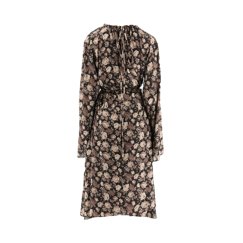 Balenciaga Flower Pattern Dress | Designer code: 659084TLL82 | Luxury Fashion Eshop | Lamode.com.hk