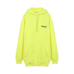 Balenciaga Logo Print Cotton Hoodie | Designer code: 578135TJVD4 | Luxury Fashion Eshop | Lamode.com.hk