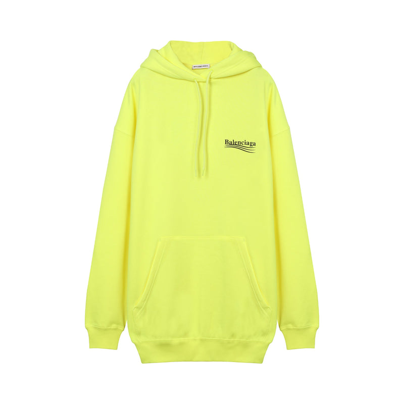 Balenciaga Logo Print Cotton Hoodie | Designer code: 578135TJVD4 | Luxury Fashion Eshop | Lamode.com.hk