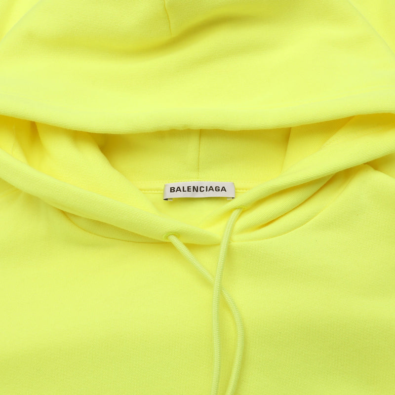 Balenciaga Logo Print Cotton Hoodie | Designer code: 578135TJVD4 | Luxury Fashion Eshop | Lamode.com.hk