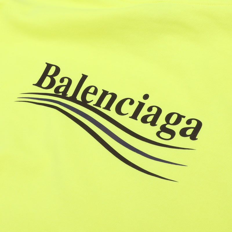 Balenciaga Logo Print Cotton Hoodie | Designer code: 578135TJVD4 | Luxury Fashion Eshop | Lamode.com.hk