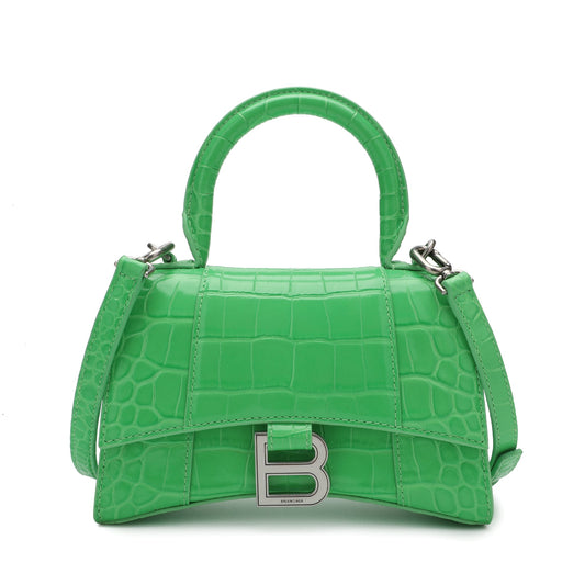 Balenciaga Hourglass Xs Top Handle Bag | Designer code: 5928331LR6Y | Luxury Fashion Eshop | Lamode.com.hk