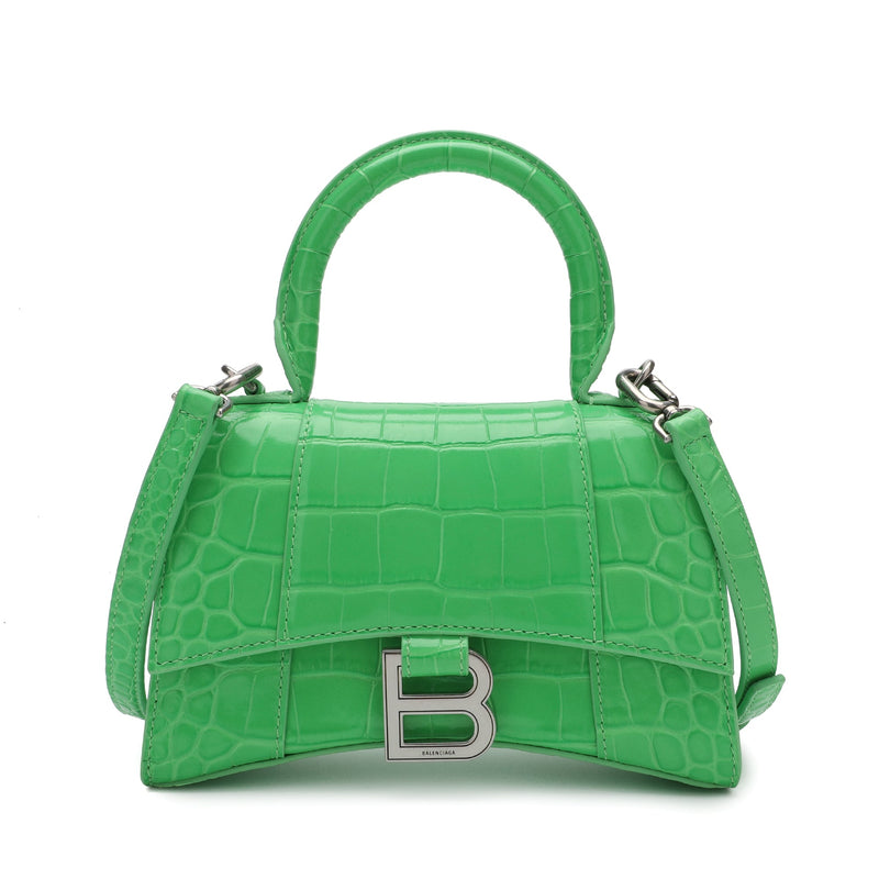 Balenciaga Hourglass Xs Top Handle Bag | Designer code: 5928331LR6Y | Luxury Fashion Eshop | Lamode.com.hk