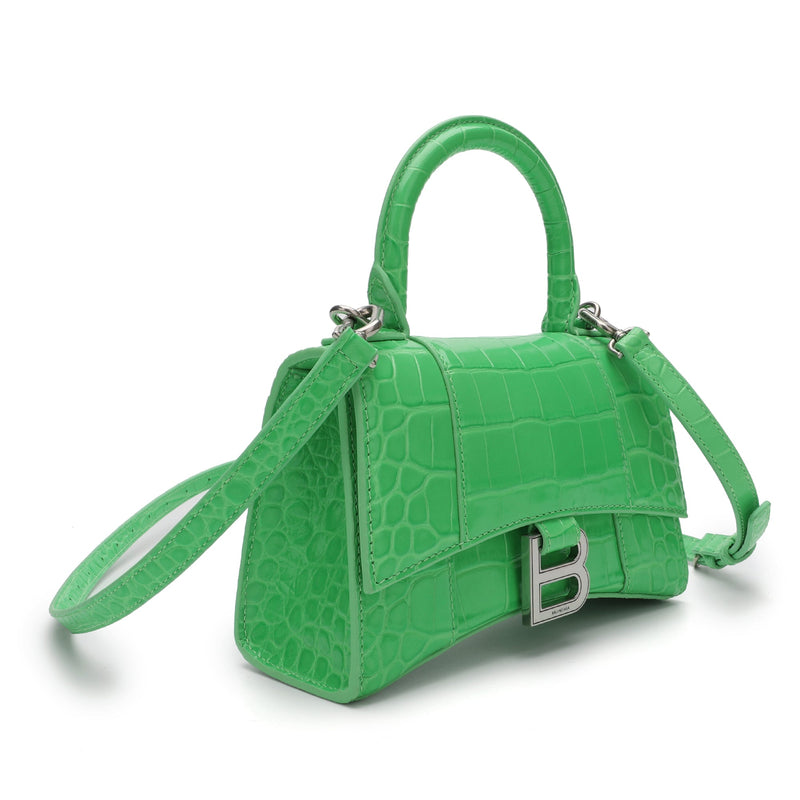 Balenciaga Hourglass Xs Top Handle Bag | Designer code: 5928331LR6Y | Luxury Fashion Eshop | Lamode.com.hk