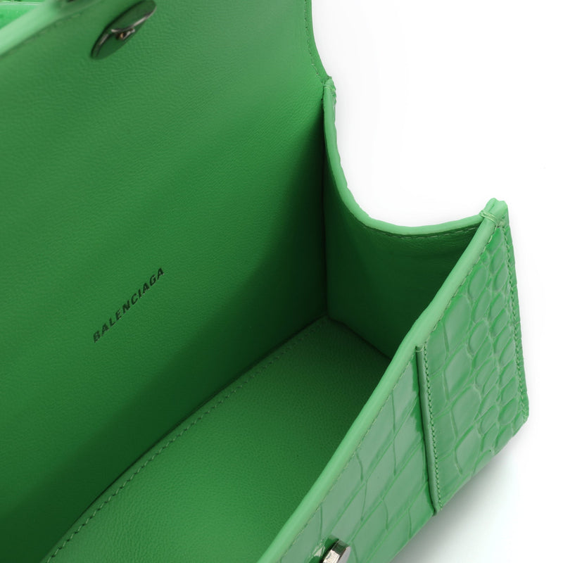 Balenciaga Hourglass Xs Top Handle Bag | Designer code: 5928331LR6Y | Luxury Fashion Eshop | Lamode.com.hk