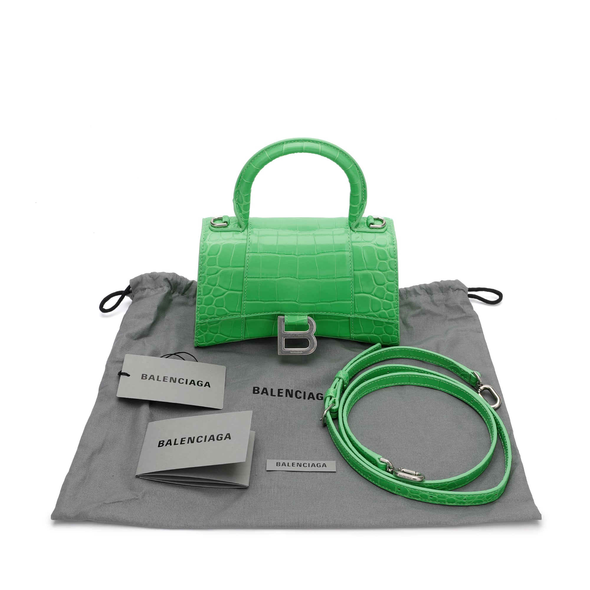 【SS25】HOURGLASS トップハンドルバッグ SS25】XS Hourglass Top Handle Bag ハンドバッグ