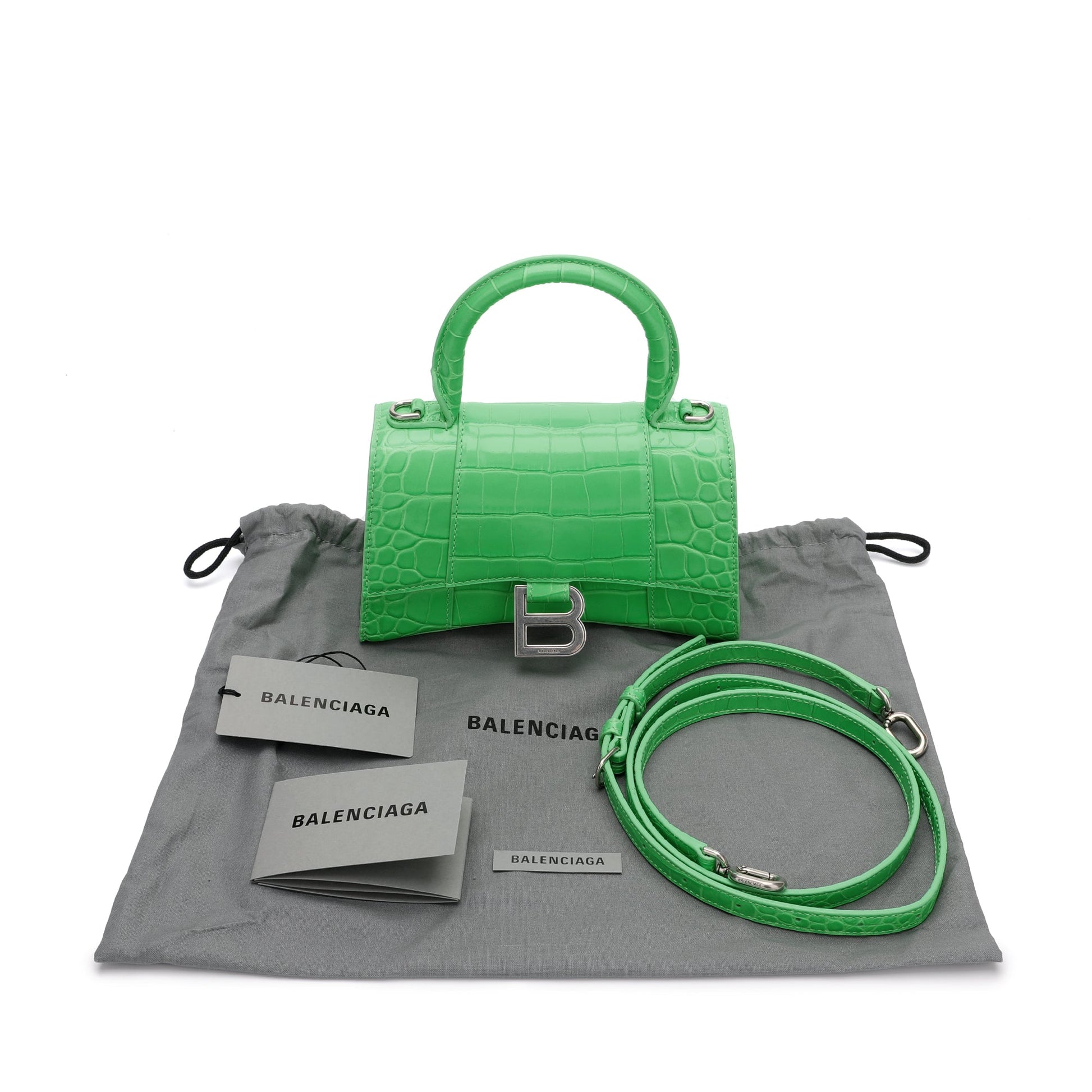 Balenciaga Hourglass Xs Top Handle Bag | Designer code: 5928331LR6Y | Luxury Fashion Eshop | Lamode.com.hk