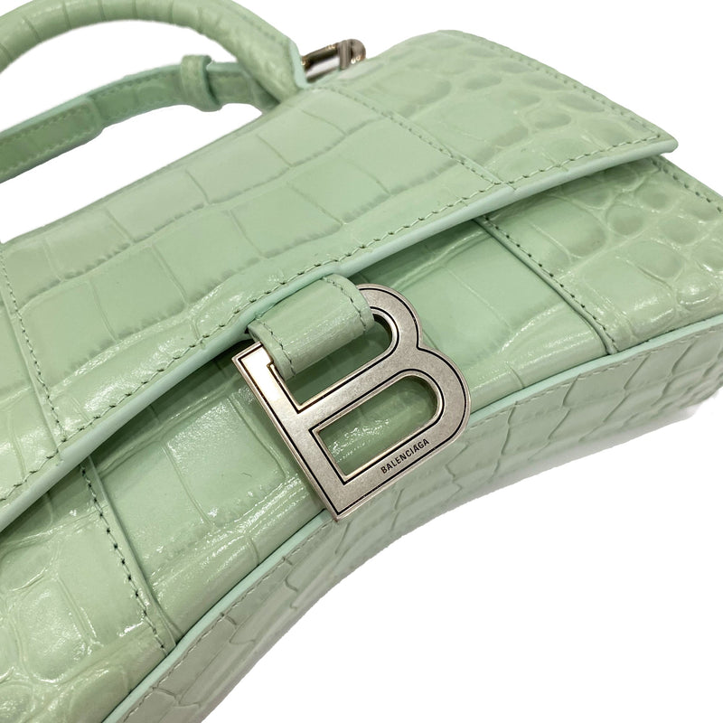Balenciaga Hourglass Xs Top Handle Bag | Designer code: 5928331LR6Y | Luxury Fashion Eshop | Lamode.com.hk