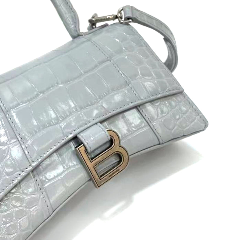 Balenciaga Hourglass Xs Top Handle Bag | Designer code: 5928331LR6Y | Luxury Fashion Eshop | Lamode.com.hk