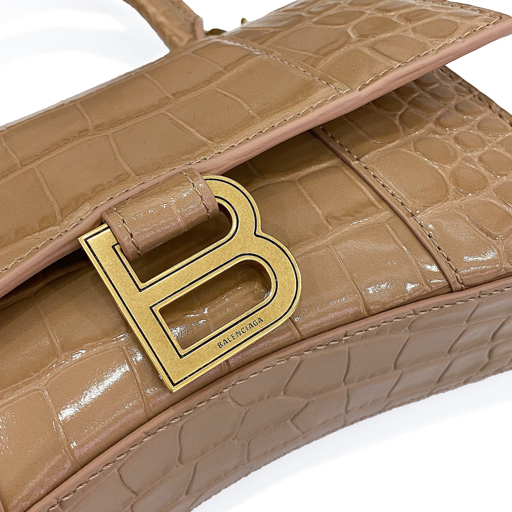 Balenciaga Hourglass Top Handle Bag | Designer code: 5928331LRGM | Luxury Fashion Eshop | Lamode.com.hk