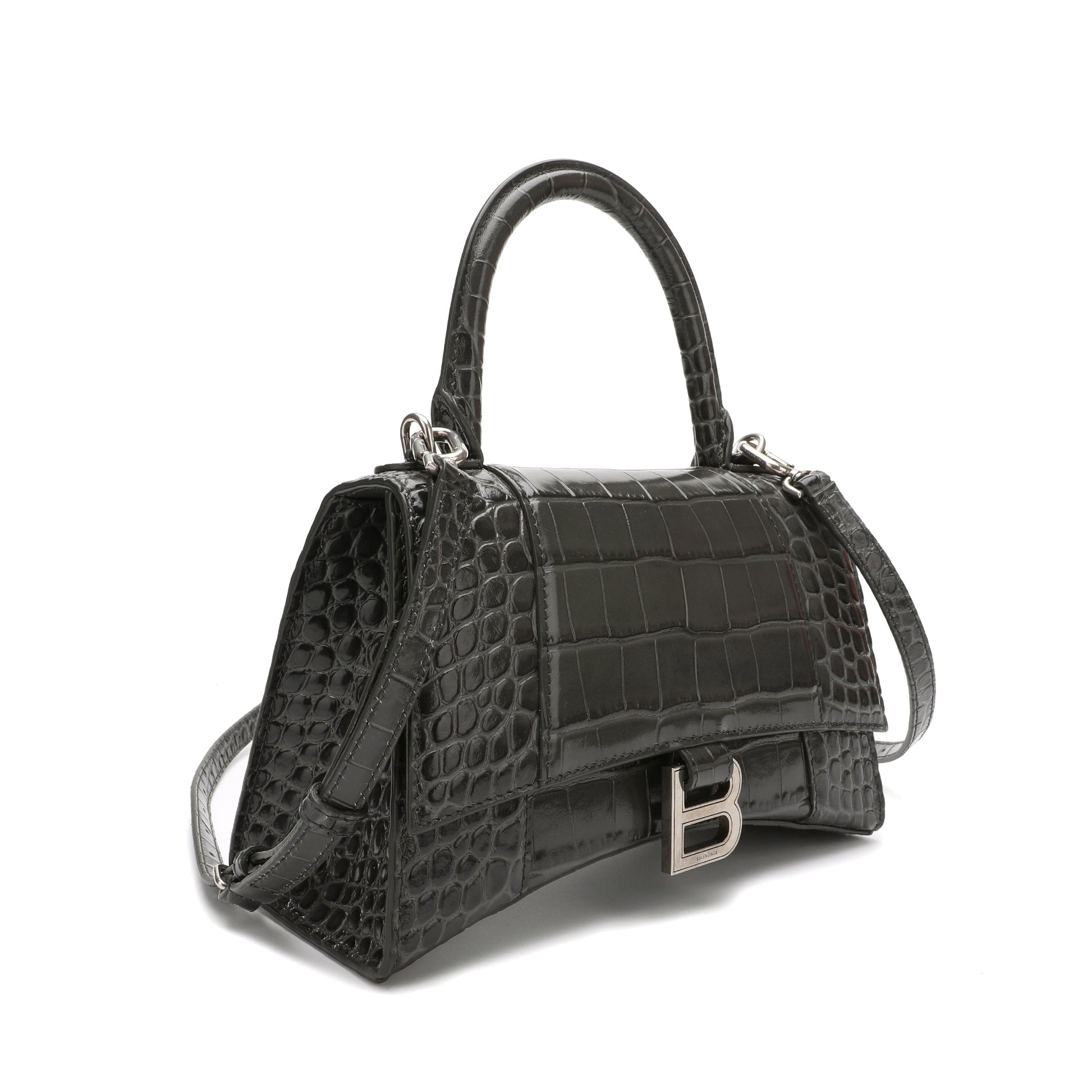 Balenciaga Hourglass S Top Handle Tote Bag | Designer code: 5935461LR6Y | Luxury Fashion Eshop | Lamode.com.hk