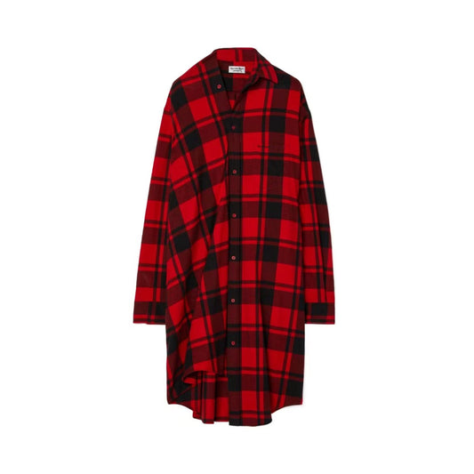 Balenciaga Twisted Shirt Dress | Designer code: 675427TKM40 | Luxury Fashion Eshop | Lamode.com.hk