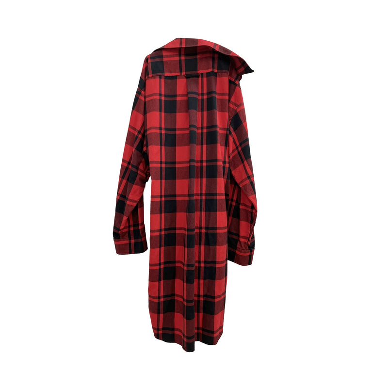 Balenciaga Twisted Shirt Dress | Designer code: 675427TKM40 | Luxury Fashion Eshop | Lamode.com.hk