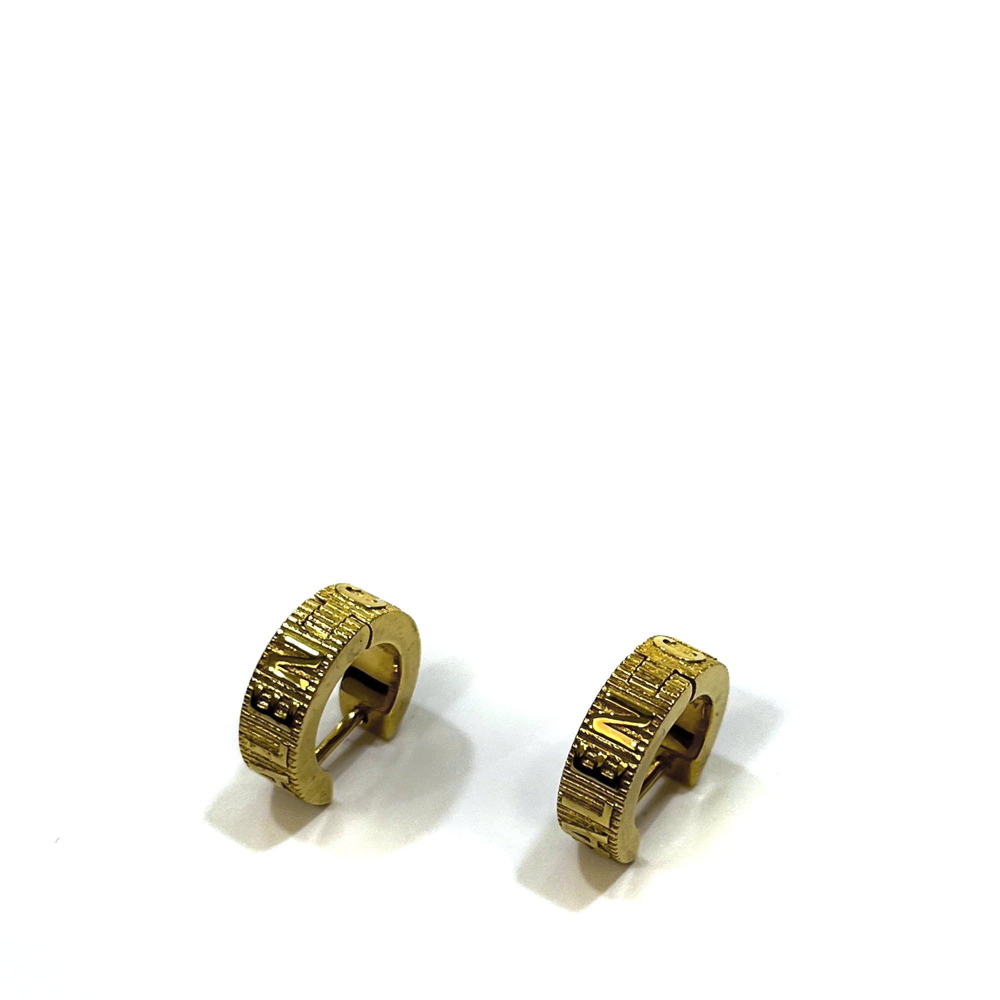Balenciaga Force Striped Earrings | Designer code