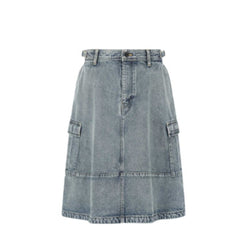 Balenciaga Cargo Denim Skirt | Designer code: 681717TJW60 | Luxury Fashion Eshop | Lamode.com.hk