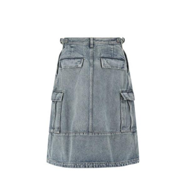 Balenciaga Cargo Denim Skirt | Designer code: 681717TJW60 | Luxury Fashion Eshop | Lamode.com.hk