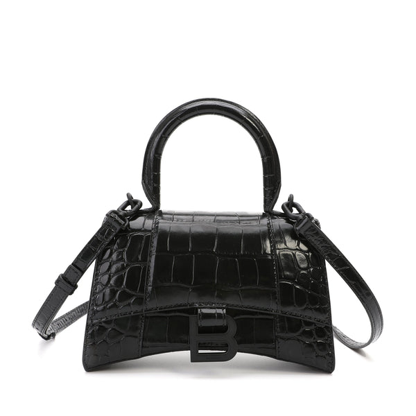 Balenciaga Hourglass Xs Top Handle Bag | Designer code: 5928331LR67 | Luxury Fashion Eshop | Lamode.com.hk