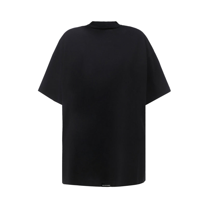Balenciaga Vintage And Tab T-shirt | Designer code: 694576TMVJ2 | Luxury Fashion Eshop | Lamode.com.hk