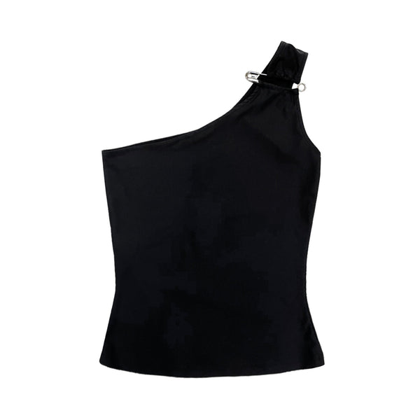 Balenciaga Black Stretch Nylon Top | Designer code: 698521TEK90 | Luxury Fashion Eshop | Lamode.com.hk