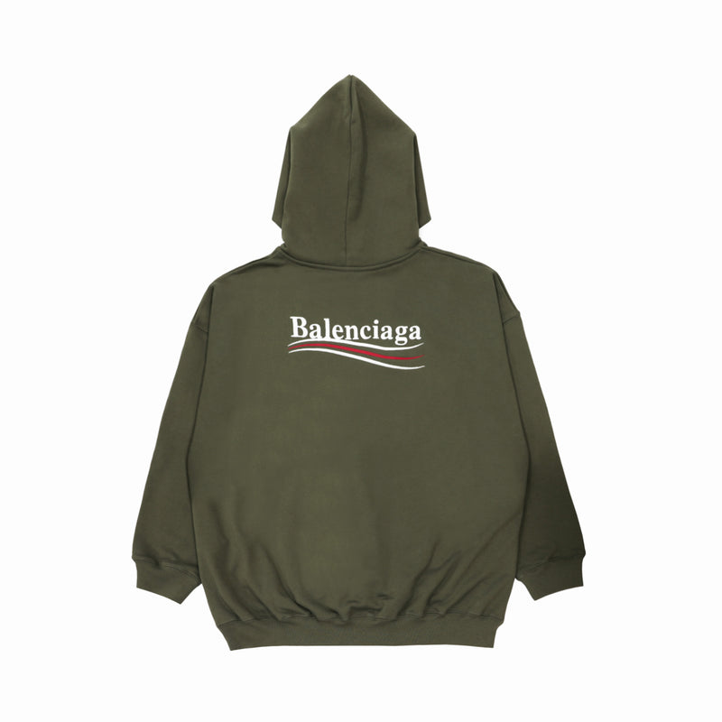 Green balenciaga hoodie hotsell