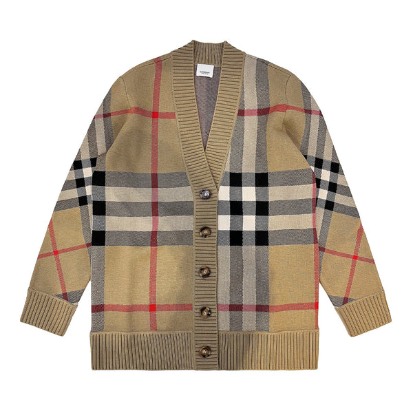 Burberry Vintage Check V Neck Cardigan | Designer code: 8039153 | Luxury Fashion Eshop | Lamode.com.hk