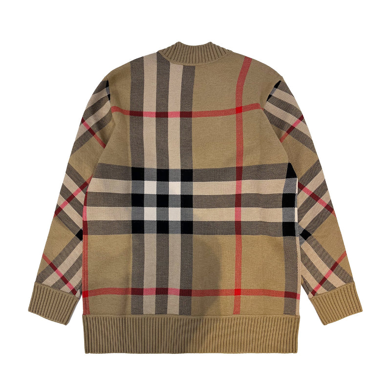 Burberry Vintage Check V Neck Cardigan | Designer code: 8039153 | Luxury Fashion Eshop | Lamode.com.hk