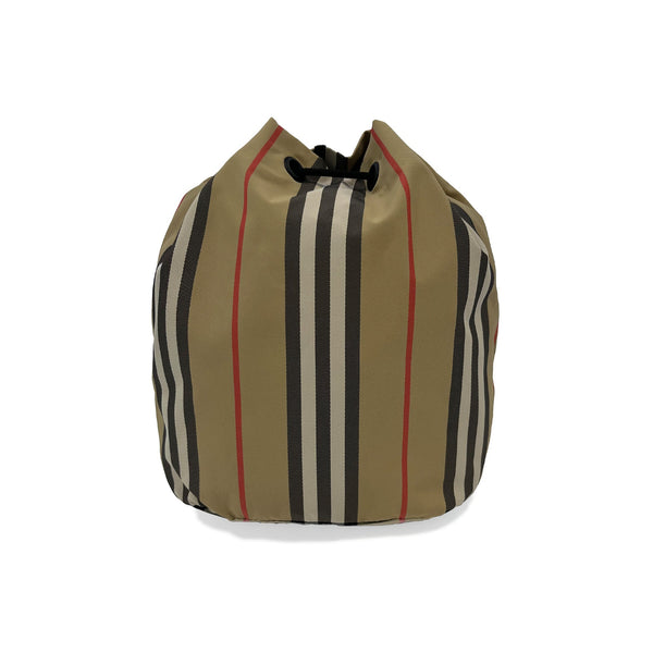 Burberry Icon Stripe Drawcord Pouch | Designer code: 8026737 | Luxury Fashion Eshop | Lamode.com.hk