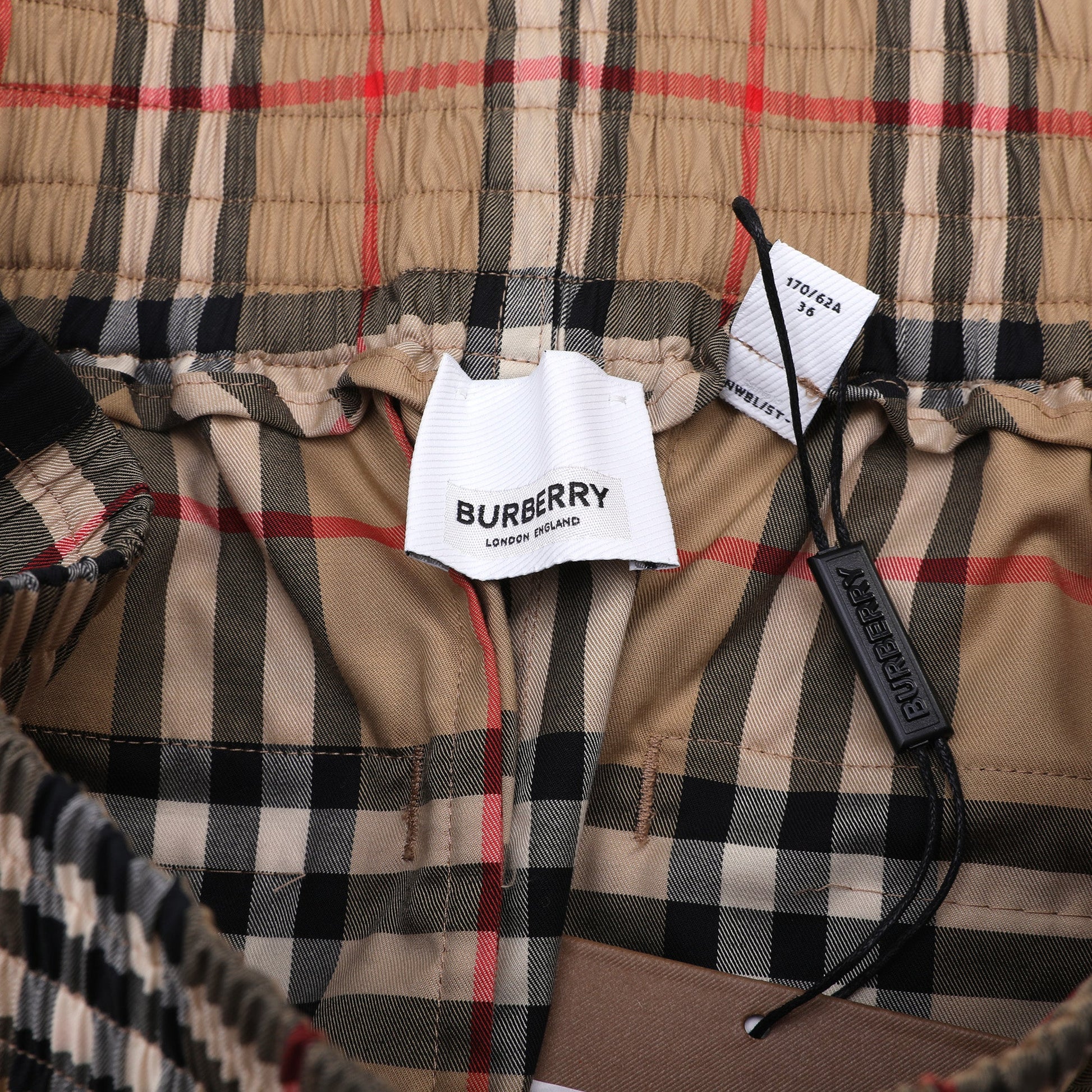 Burberry Checked High Waist Trousers | Designer code: 8040597 | Luxury Fashion Eshop | Lamode.com.hk