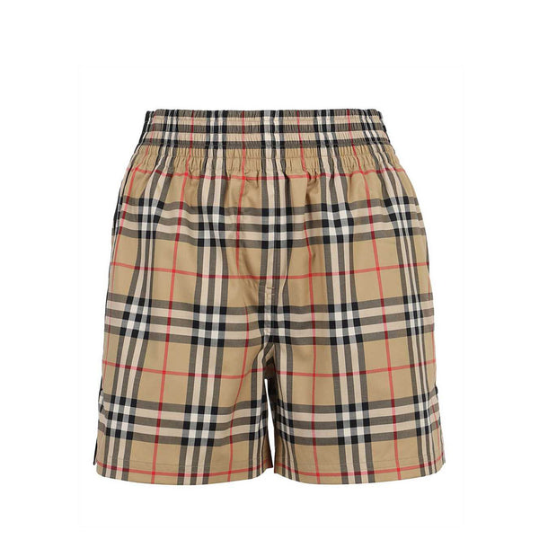 Burberry Checked Side Stripe Shorts | Designer code: 8040598 | Luxury Fashion Eshop | Lamode.com.hk