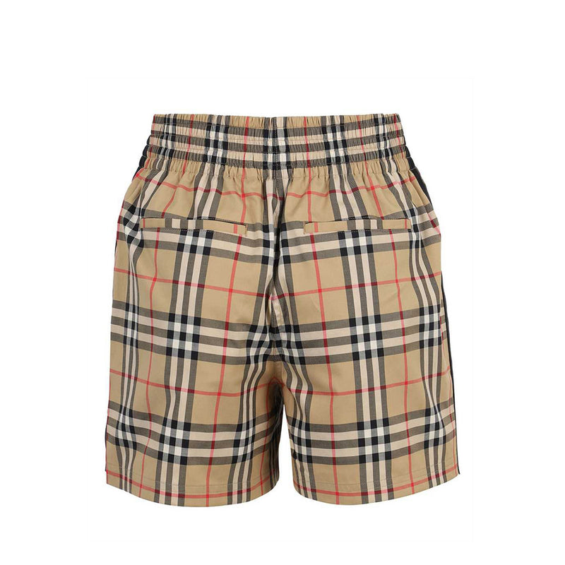 Burberry Checked Side Stripe Shorts | Designer code: 8040598 | Luxury Fashion Eshop | Lamode.com.hk