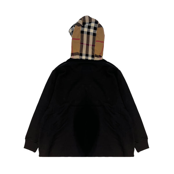 Burberry Check Hood Zip Up Hoodie | Designer code: 8041071 | Luxury Fashion Eshop | Lamode.com.hk