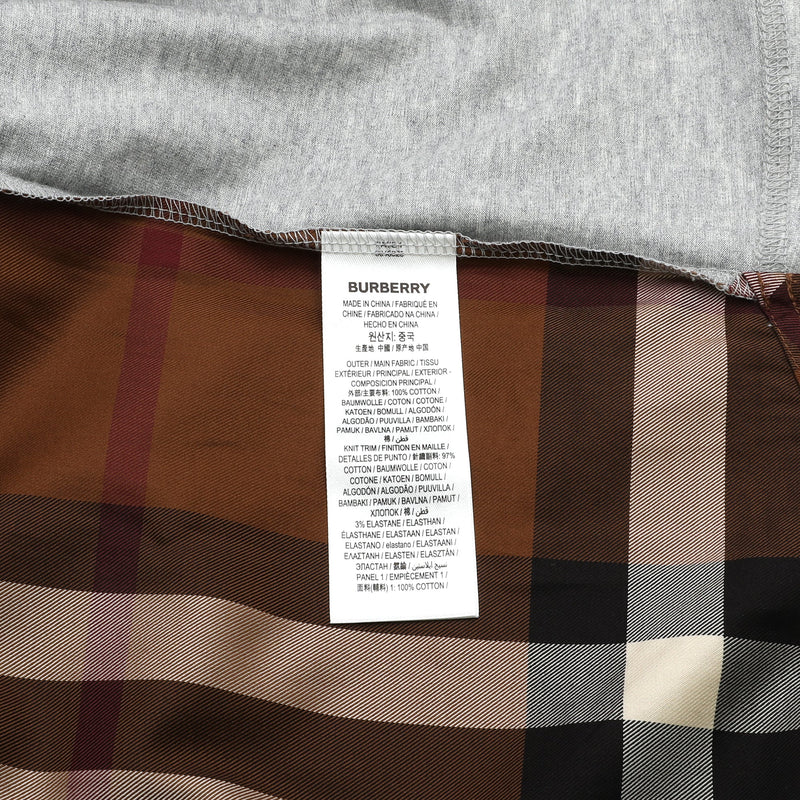 Burberry Oversized Checked T-shirt | Designer code: 8048925 | Luxury Fashion Eshop | Lamode.com.hk