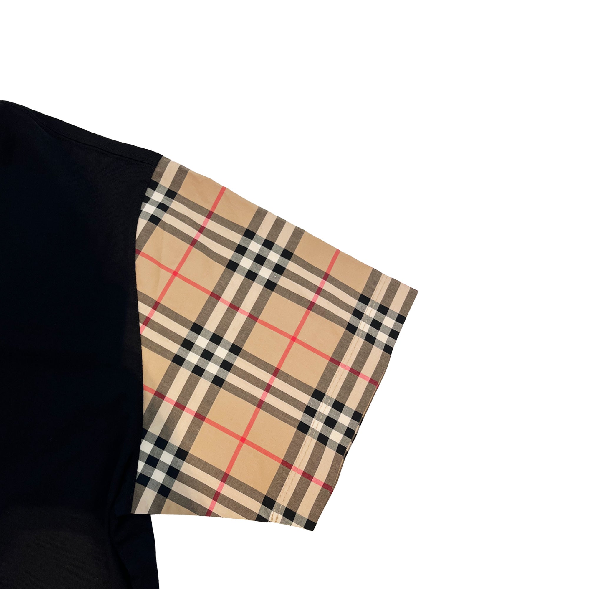 Burberry Vintage Check Sleeve T-shirt | Designer code