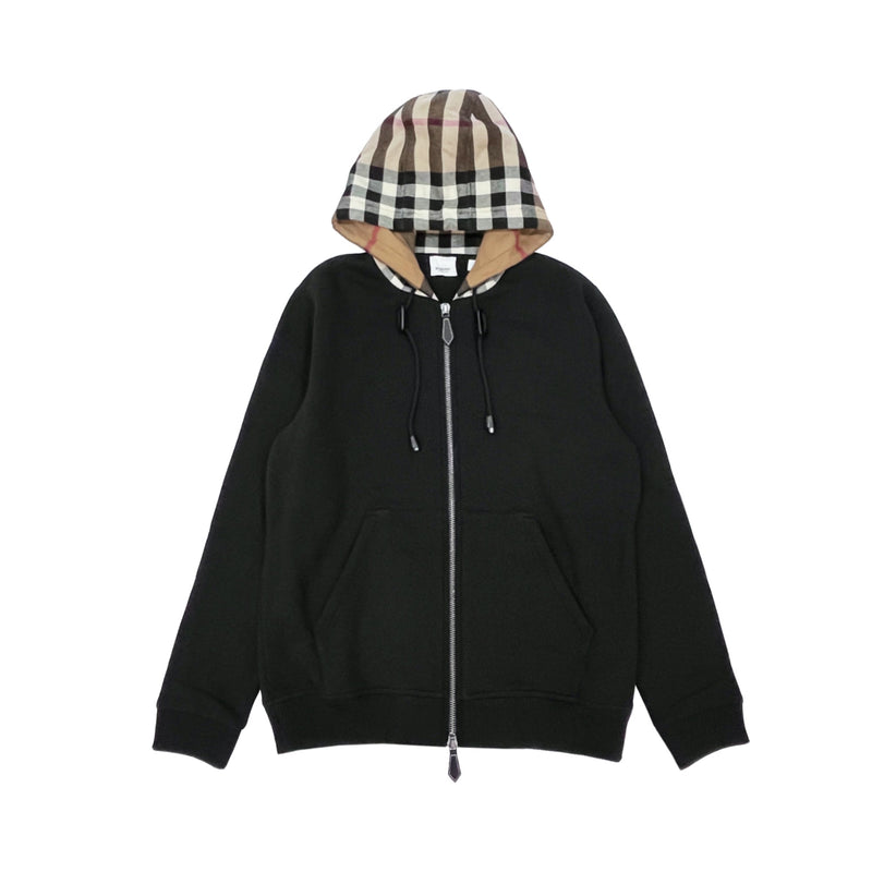 Burberry Check Hood Panelled Hoodie | Designer code: 8048026 | Luxury Fashion Eshop | Lamode.com.hk