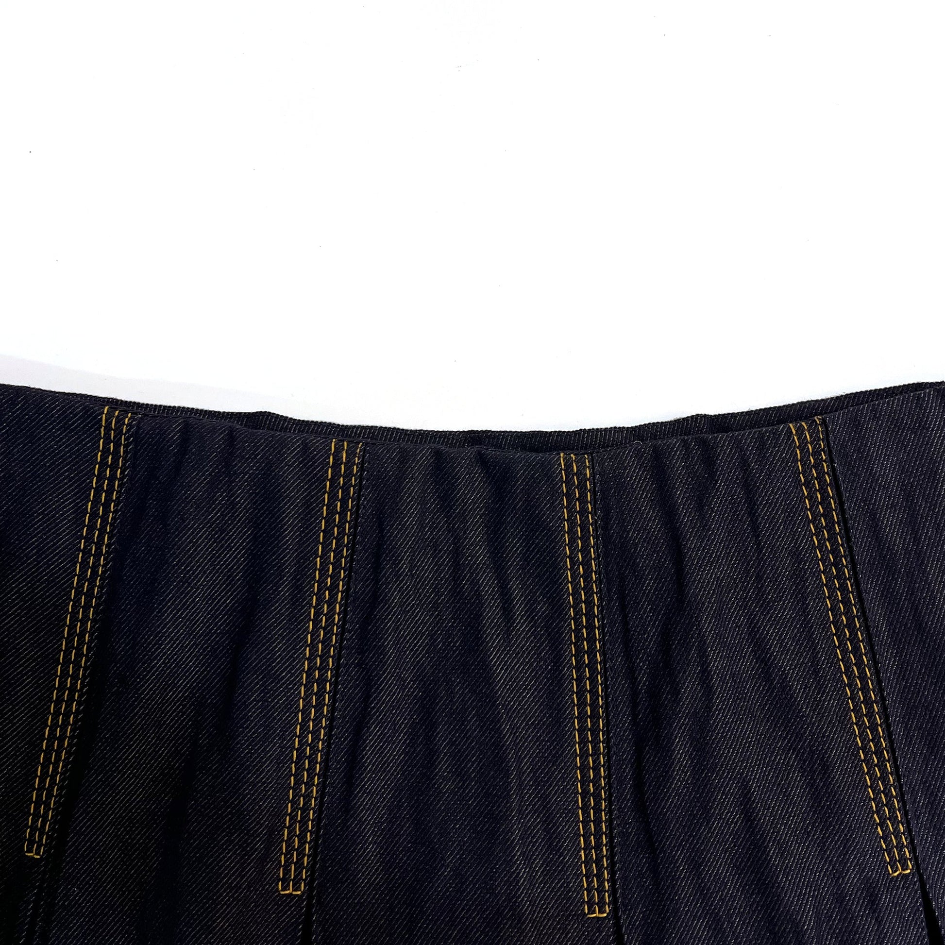 Bottega Veneta Denim Mini Skirt | Designer code: 700946V1VA0 | Luxury Fashion Eshop | Lamode.com.hk