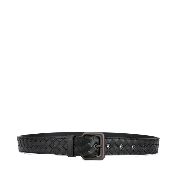 Bottega Veneta Signature Intrecciato Leather Belt | Designer code: 271932V4650 | Luxury Fashion Eshop | Lamode.com.hk