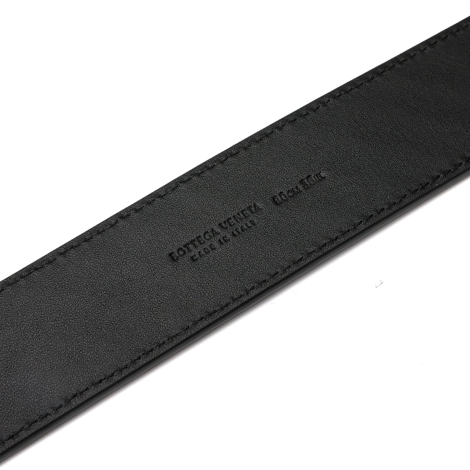 Bottega Veneta Signature Intrecciato Leather Belt | Designer code: 271932V4650 | Luxury Fashion Eshop | Lamode.com.hk