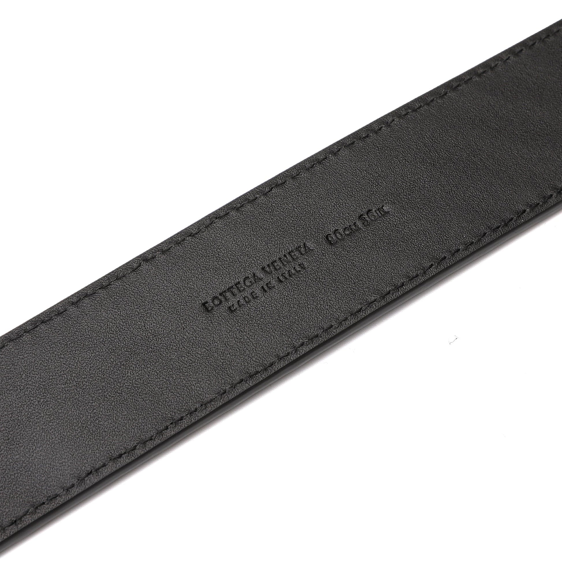 Bottega Veneta Signature Intrecciato Leather Belt | Designer code: 271932V4650 | Luxury Fashion Eshop | Lamode.com.hk