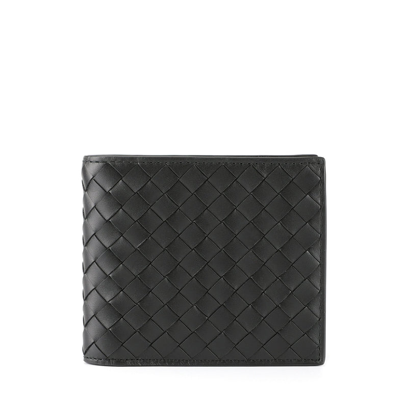Bottega Veneta Signature Intrecciato Leather Short Wallet | Designer code: 113993V4651 | Luxury Fashion Eshop | Lamode.com.hk