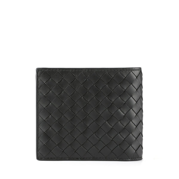 Bottega Veneta Signature Intrecciato Leather Short Wallet | Designer code: 113993V4651 | Luxury Fashion Eshop | Lamode.com.hk