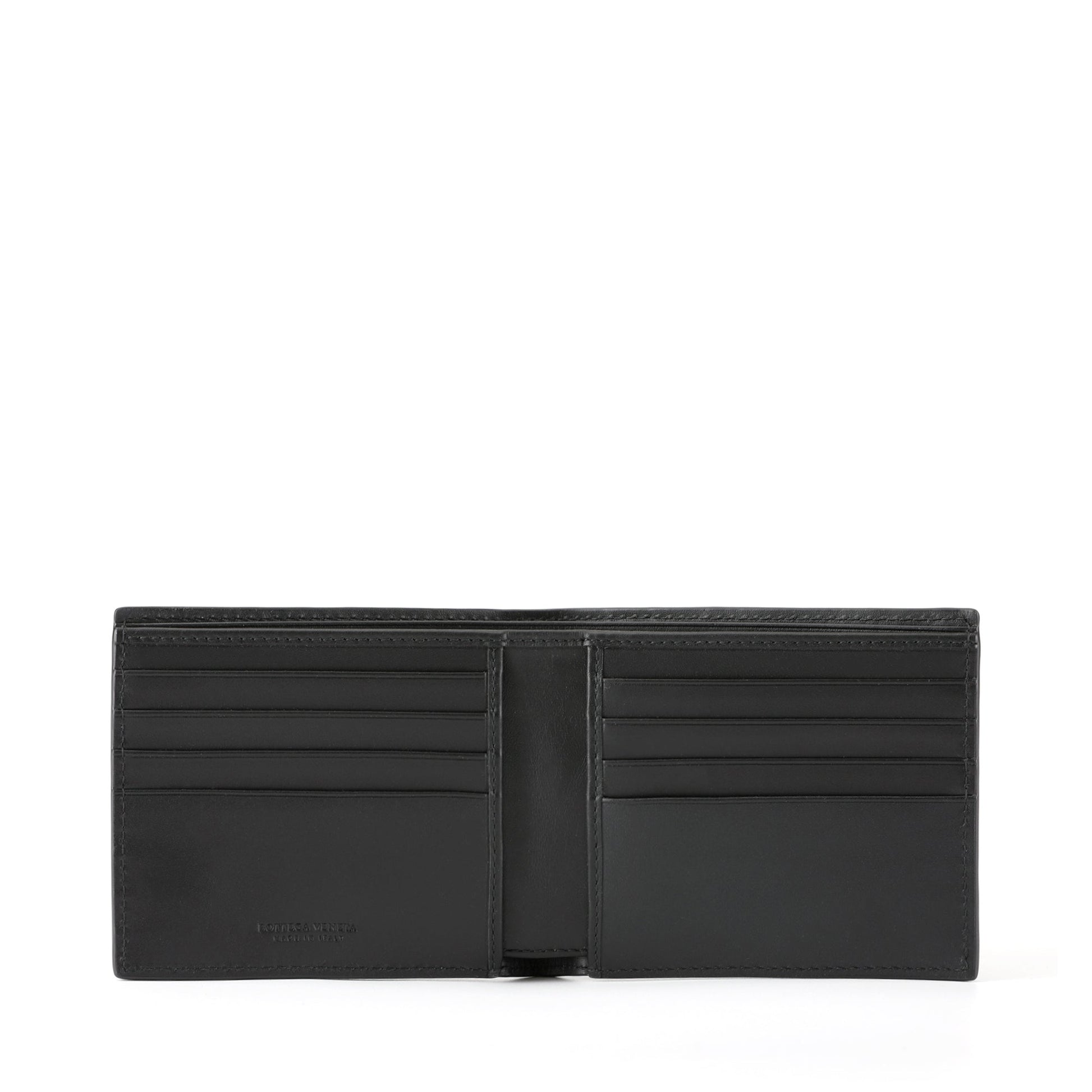 Bottega Veneta Signature Intrecciato Leather Short Wallet | Designer code: 113993V4651 | Luxury Fashion Eshop | Lamode.com.hk