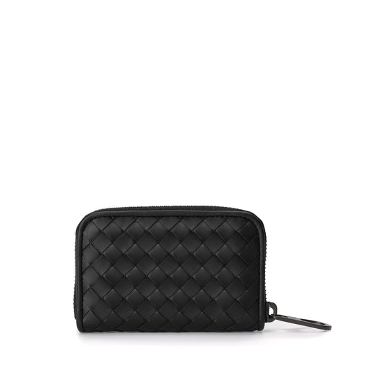 Bottega Veneta Intrecciato Leather Coin Purse | Designer code: 473010V4651 | Luxury Fashion Eshop | Lamode.com.hk