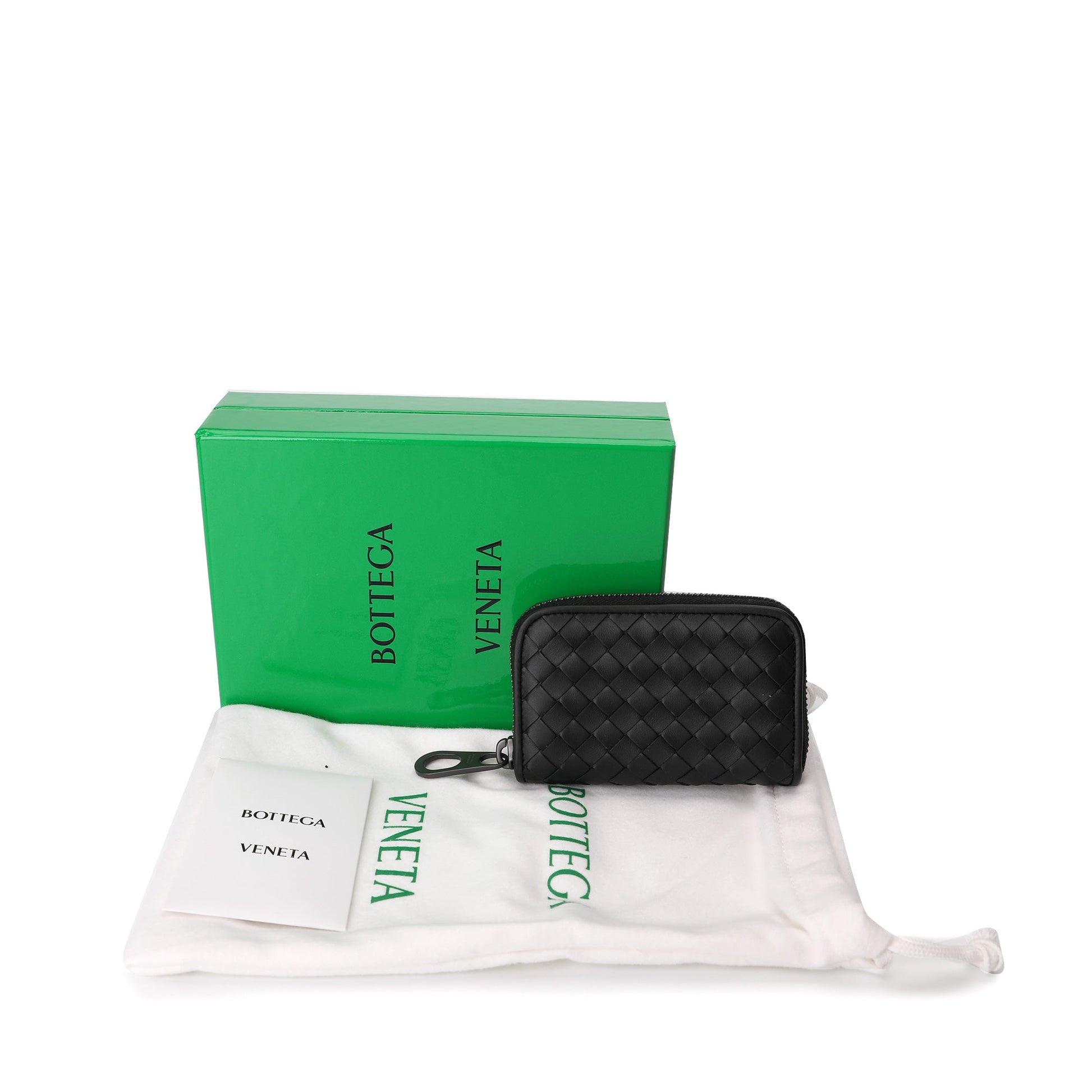 Bottega Veneta Intrecciato Leather Coin Purse | Designer code: 473010V4651 | Luxury Fashion Eshop | Lamode.com.hk
