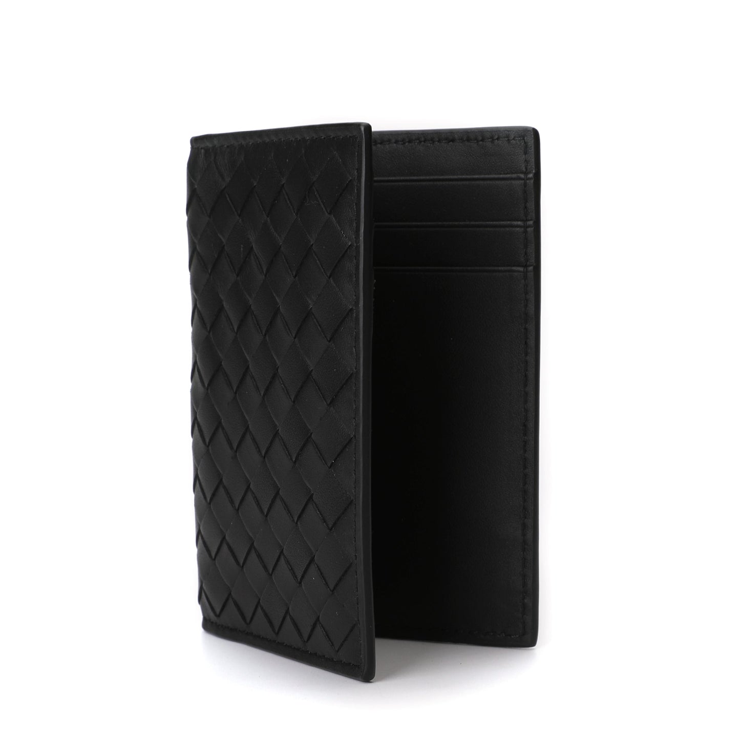 Bottega Veneta Intrecciato Weave Card holder | Designer code: 464902V4651 | Luxury Fashion Eshop | Lamode.com.hk