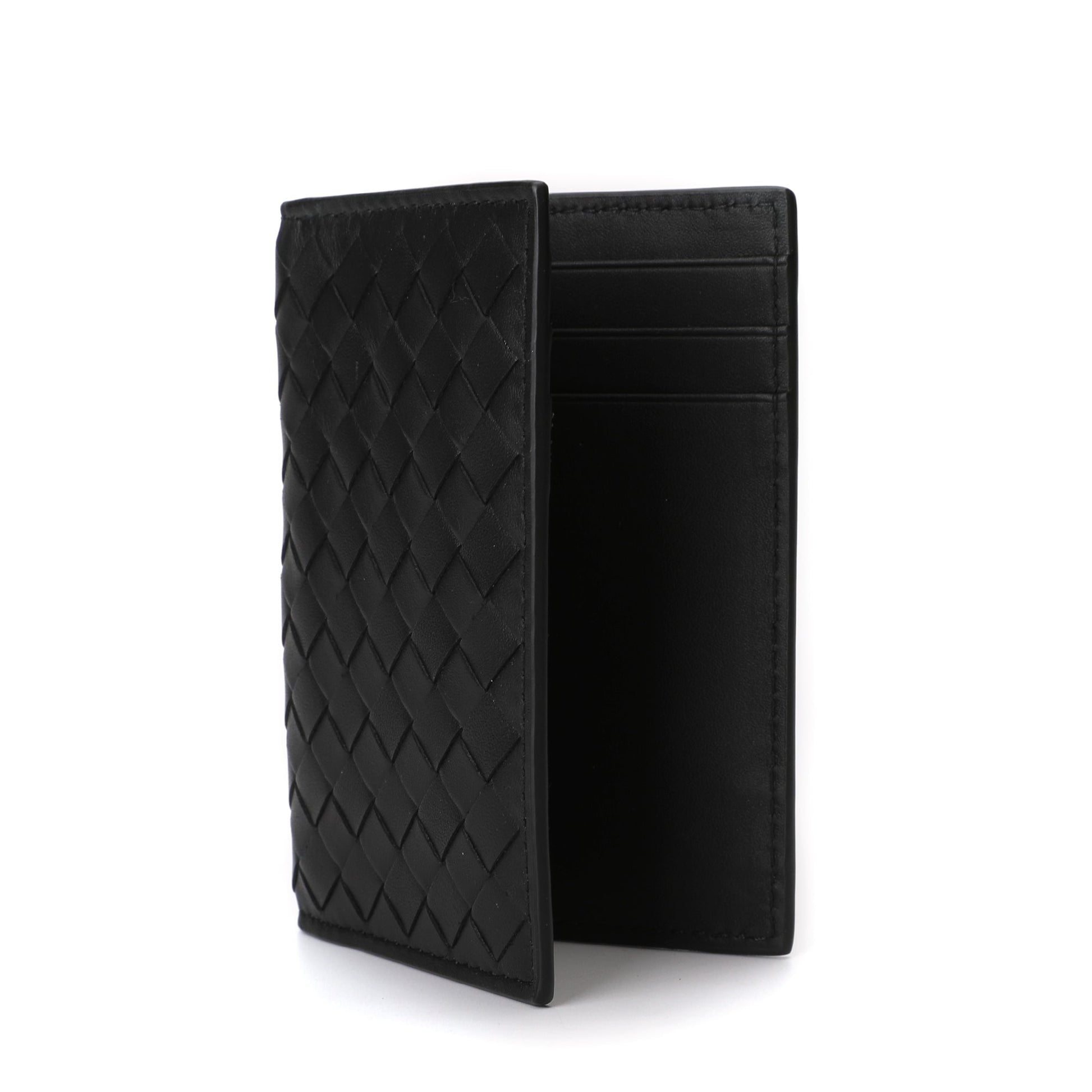 Bottega Veneta Intrecciato Weave Card holder | Designer code: 464902V4651 | Luxury Fashion Eshop | Lamode.com.hk