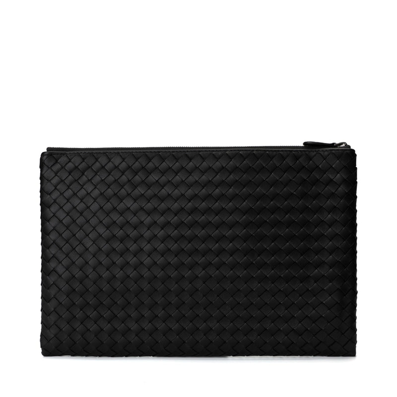 Bottega Veneta Intrecciato Weave Large Pouch | Designer code: 522430V001N | Luxury Fashion Eshop | Lamode.com.hk