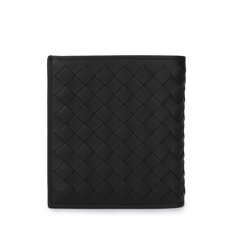 Bottega Veneta Intrecciato Weave Bi Fold Wallet | Designer code: 222338V4651 | Luxury Fashion Eshop | Lamode.com.hk