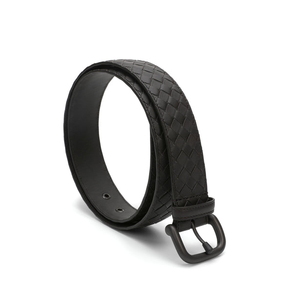 Bottega Veneta Intrecciato Weave Belt | Designer code: 173784V4650 | Luxury Fashion Eshop | Lamode.com.hk