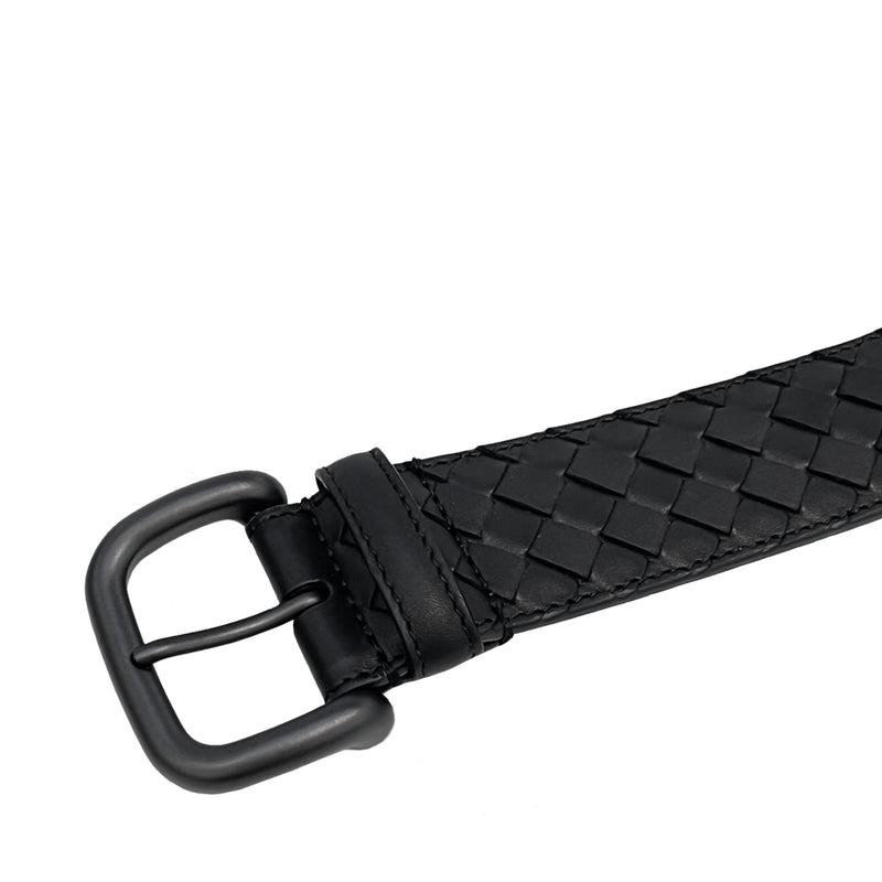 Bottega Veneta Intrecciato Weave Belt | Designer code: 173784V4650 | Luxury Fashion Eshop | Lamode.com.hk