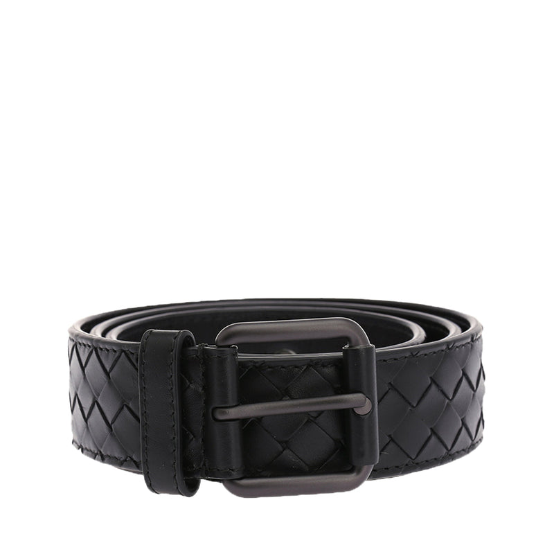 Bottega Veneta Intercciato Belt | Designer code: 407396V4650 | Luxury Fashion Eshop | Lamode.com.hk